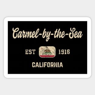 Carmel By The Sea California Retro EST.1916 Magnet